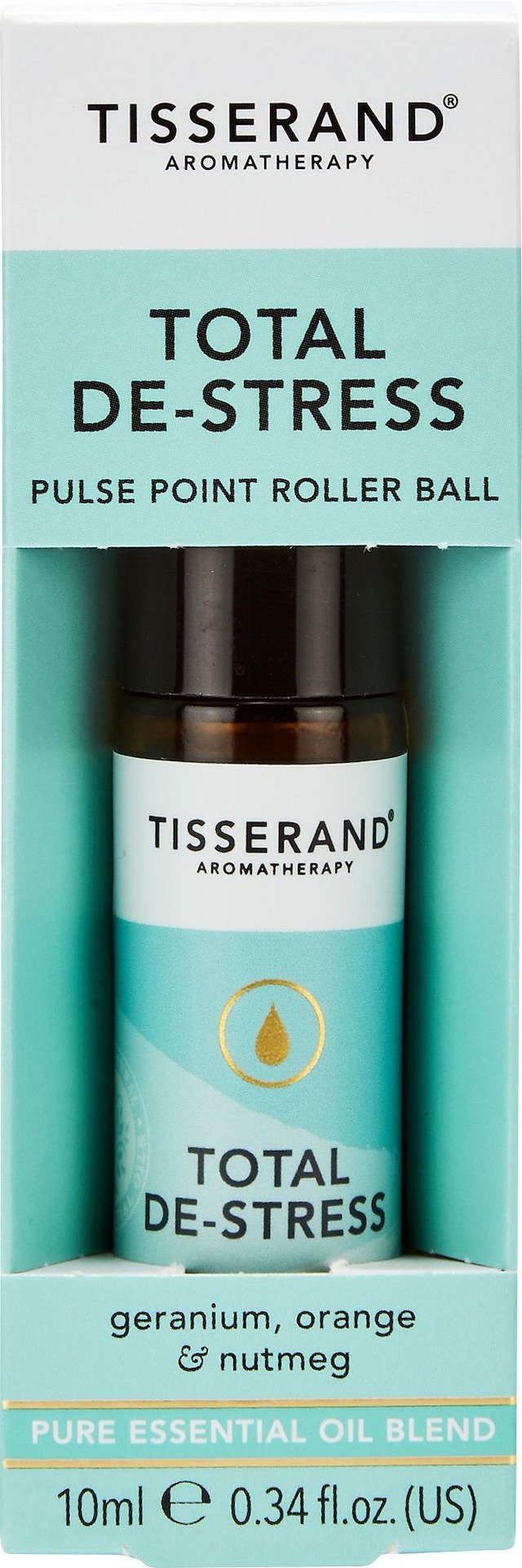 TISSERAND AROMATERAPY Total De-Stress Pulse Point“ rutulinis rutuliukas 10 ml