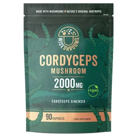 WISESHROOMS kordicepsas 2000 mg 90 kapsulių