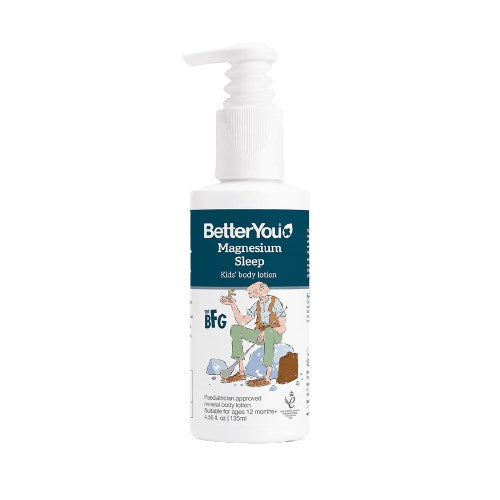 BETTERYOU Magnio miego mineralinis losjonas vaikams – magnio miego balzamas vaikams 135 ml