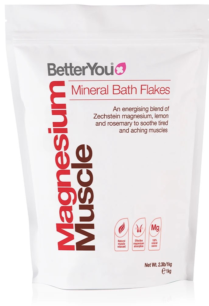 BETTERYOU Magnio dribsniai raumenims - magnio dribsniai voniai 1 kg