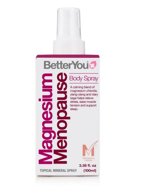 BETTERYOU Magnio menopauzės vietinio poveikio mineralinis kūno purškiklis 100 ml