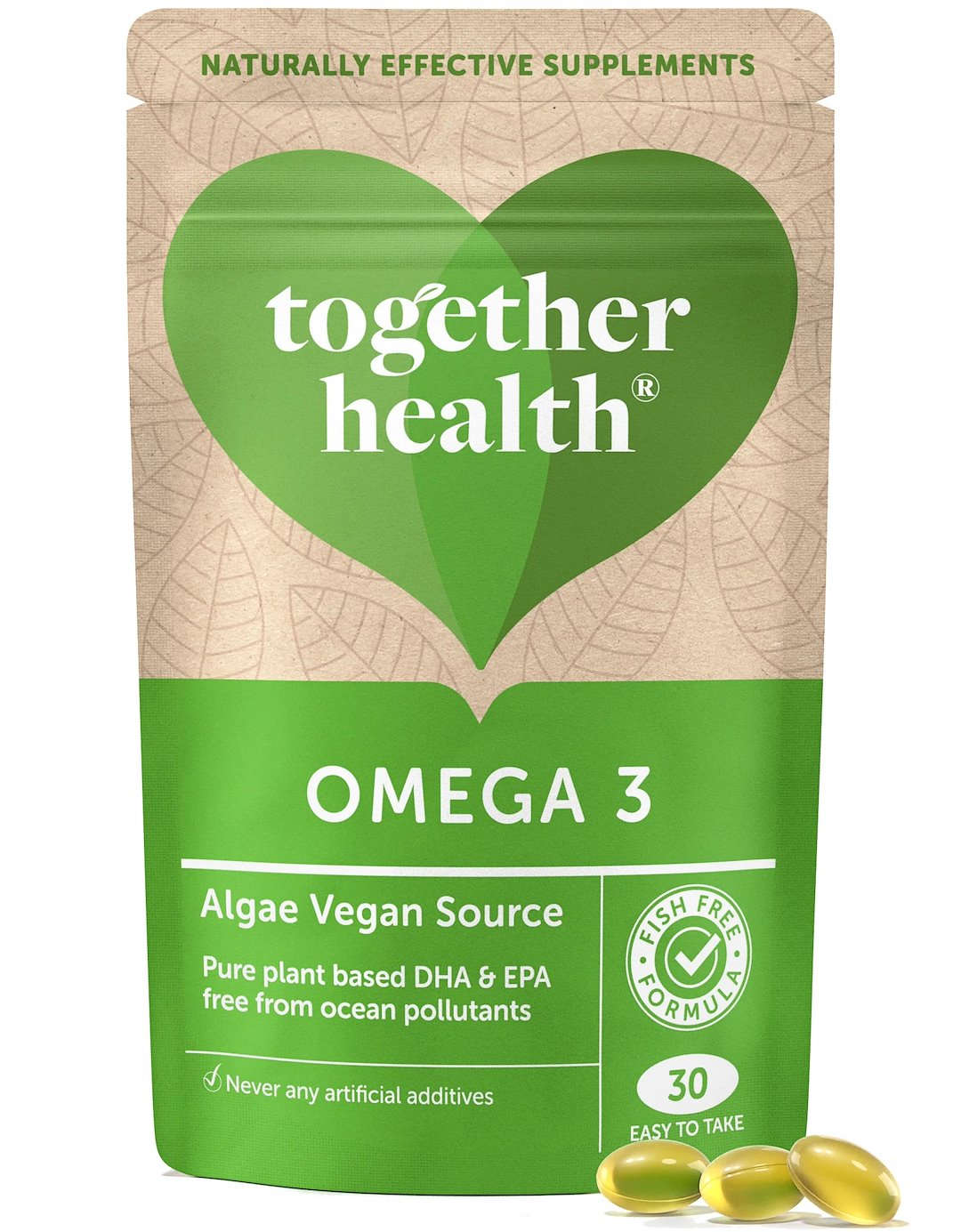 KARTU Omega 3 – dumblių veganiškas šaltinis – mikrodumblių aliejus 30 kapsulių