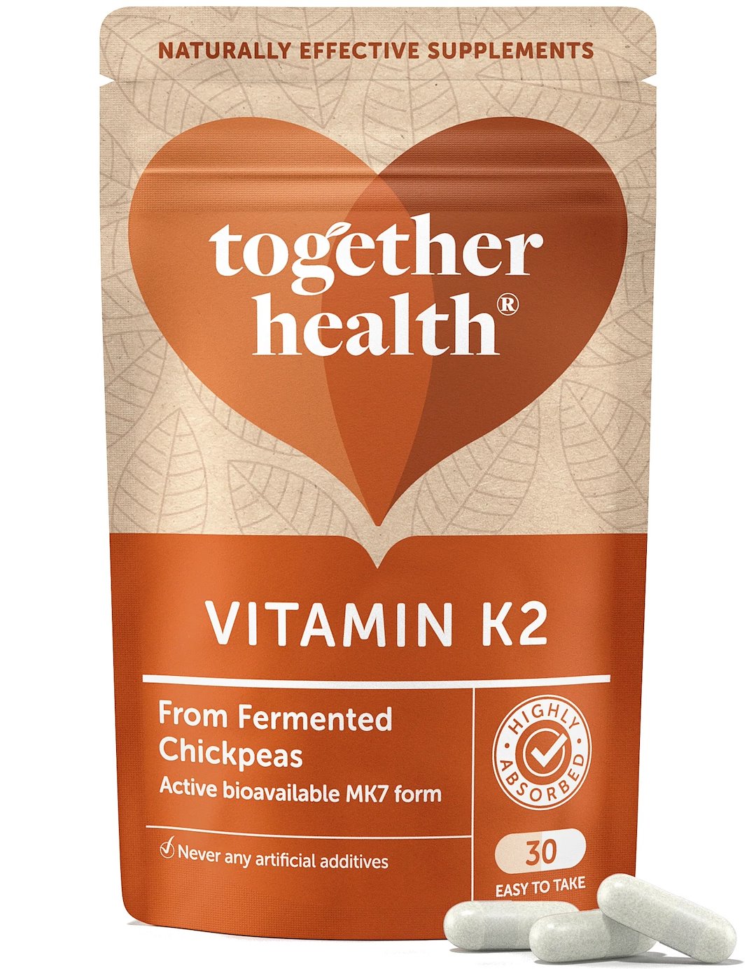 KARTU Vitaminas K2 - Vitaminas K2 MK-7 30 kapsulių