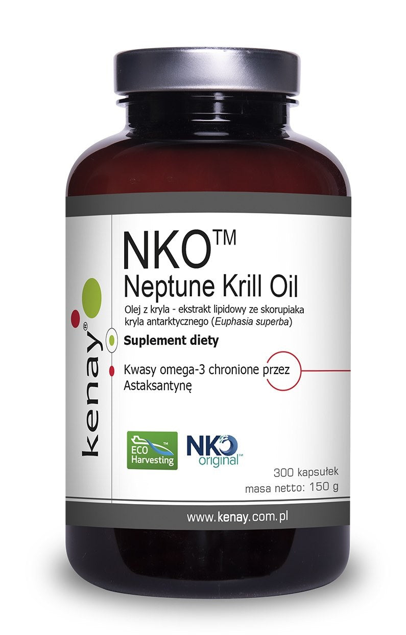 KENAY NKO krilių aliejus - Neptūno krilių aliejus 300 kaps.