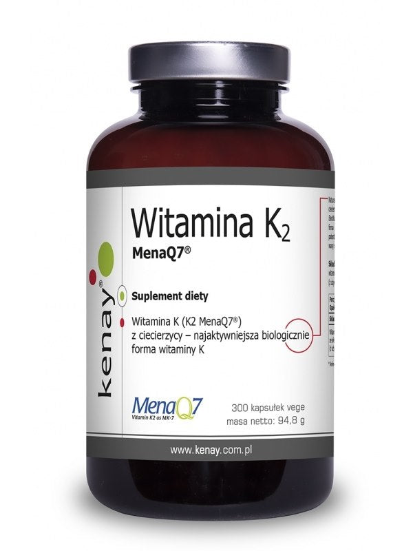 KENAY Vitamin K2 Mena Q7 300 kapsulių