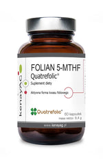 KENAY Folian 5-MTHF Quatrefolic 60 kapsulių