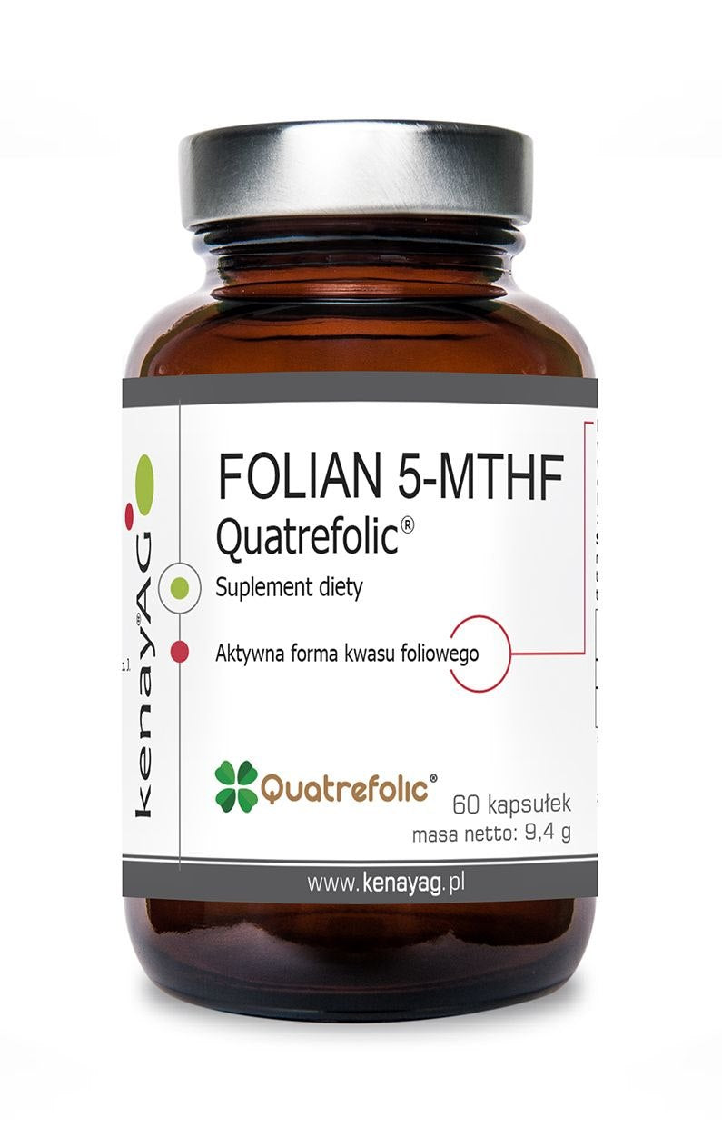 KENAY Folian 5-MTHF Quatrefolic 60 kapsulių