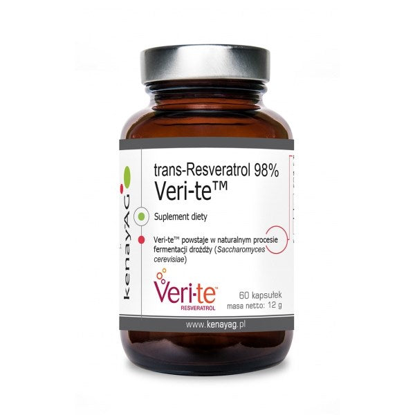 KENAY Trans-Resveratrol Veri-te 200 mg 60 kapsulių