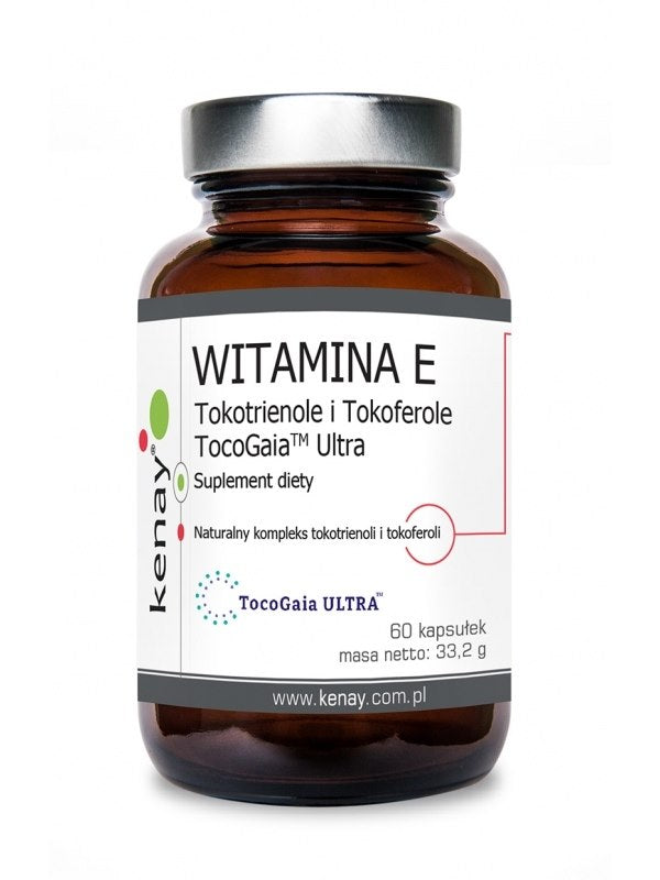 KENAY vitaminas E tokotrienoliai ir tokoferoliai TocoGaia Ultra 60 kapsulių