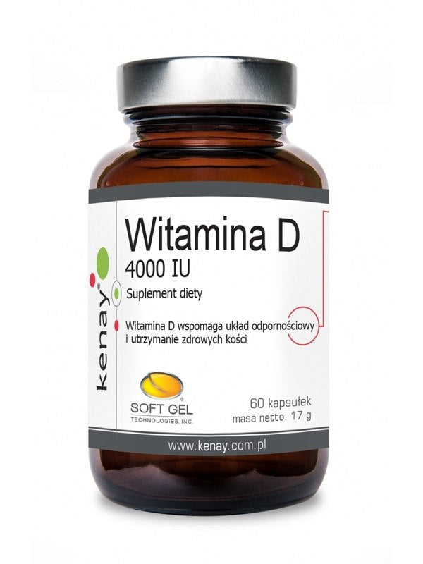 KENAY Vitaminas D3 4000 TV 60 kapsulių