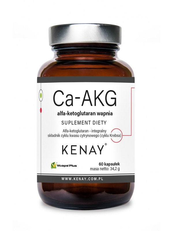 KENAY Ca-AKG kalcio alfa-ketoglutaratas 60 kapsulių