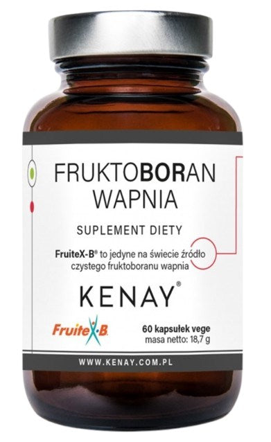 KENAY kalcio fruktoboratas FruiteX-B® 60 kapsulių
