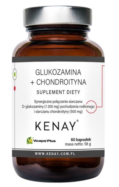 KENAY gliukozaminas + chondroitinas 60 kapsulių