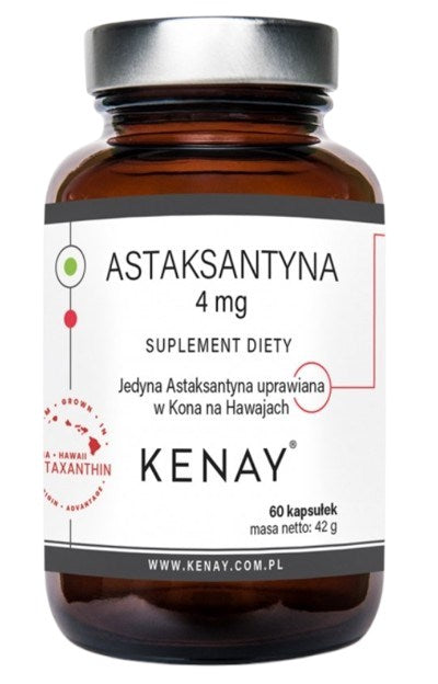 KENAY Astaksantinas 4 mg 60 kapsulių