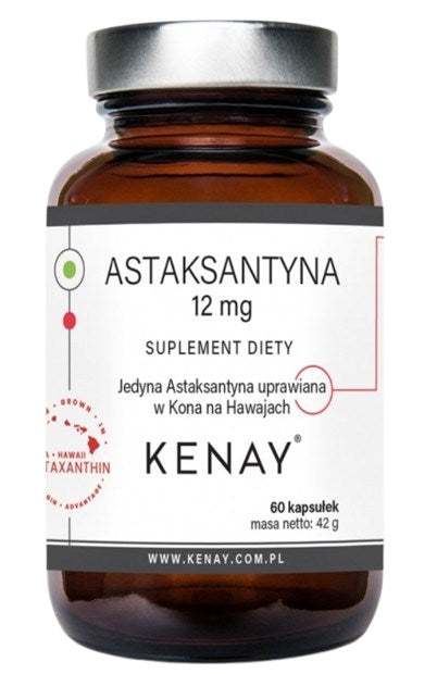 KENAY Astaksantinas 12 mg 60 kapsulių
