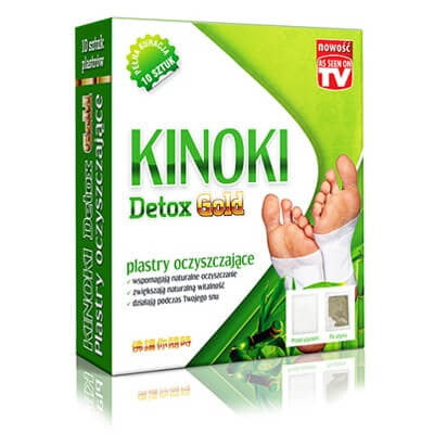 AURA HERBALS KINOKI Detox Gold valomieji pleistrai 10 vnt.