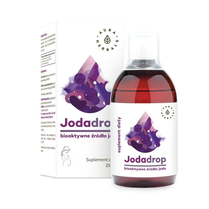 AURA HERBALS Jodadrop - bioaktyvus jodo šaltinis - skystis 250 ml