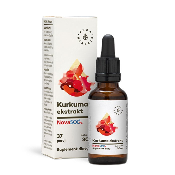 AURA HERBALS Ciberžolės Nova Sol ekstraktas lašais 30 ml