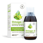 AURA HERBALS Omega-3 370 DHR ir 700 EPA skystis 200 ml