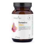 AURA HERBALS Spanguolių skonio Uro+ 60 kapsulių