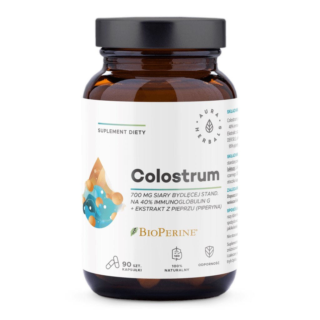 AURA HERBALS Priešpienis 700 mg + BioPerine 90 kapsulių