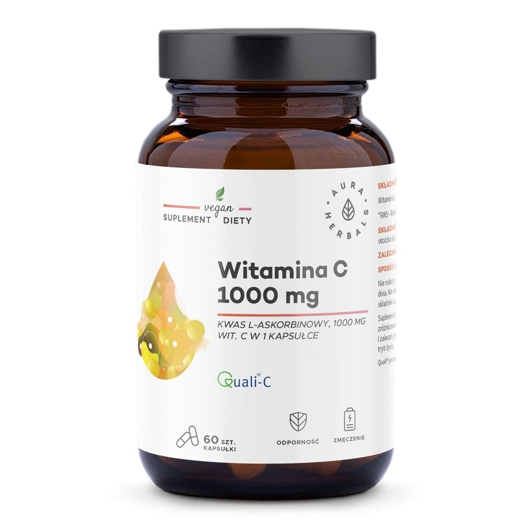 AURA HERBALS vitaminas C 1000 mg 60 kapsulių