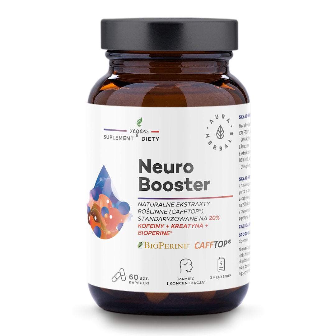 AURA HERBALS Neuro stipriklis 60 kapsulių