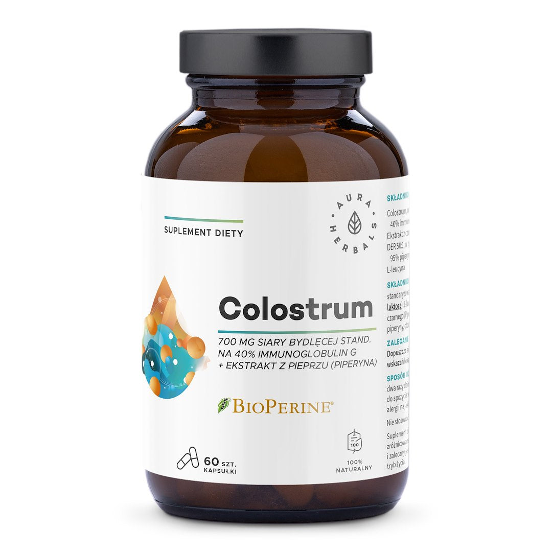 AURA HERBALS Priešpienis 700 mg + BioPerine® 60 kapsulių