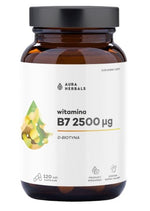 AURA HERBALS Vitaminas B7 2500 µg, biotinas 60 kapsulių