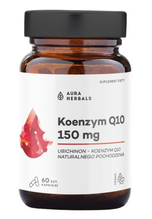 AURA HERBALS kofermentas Q10 150 mg 60 kapsulių