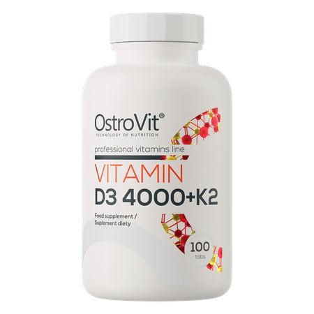 Ostrovit Vitaminas D3 4000 + K2 100 tablečių