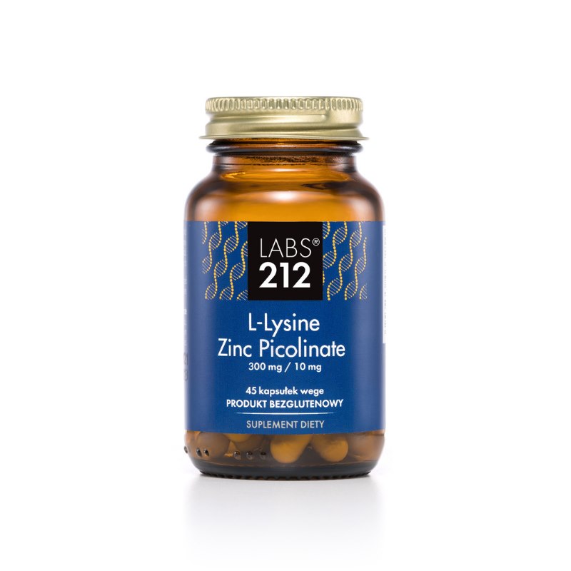 LABS212 L-lizino cinko pikolinatas 45 kaps.