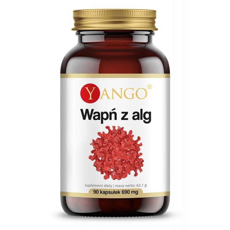 Yango kalcis iš raudonųjų dumblių 90 kapsulių
