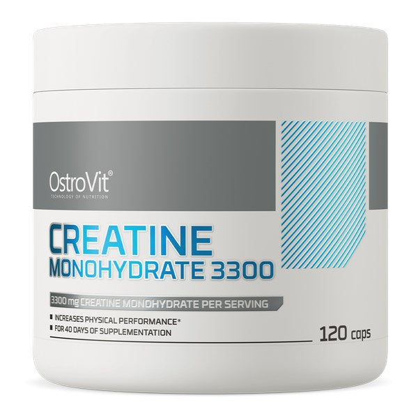 Ostrovit kreatino monohidratas 3300 mg 120 kapsulių