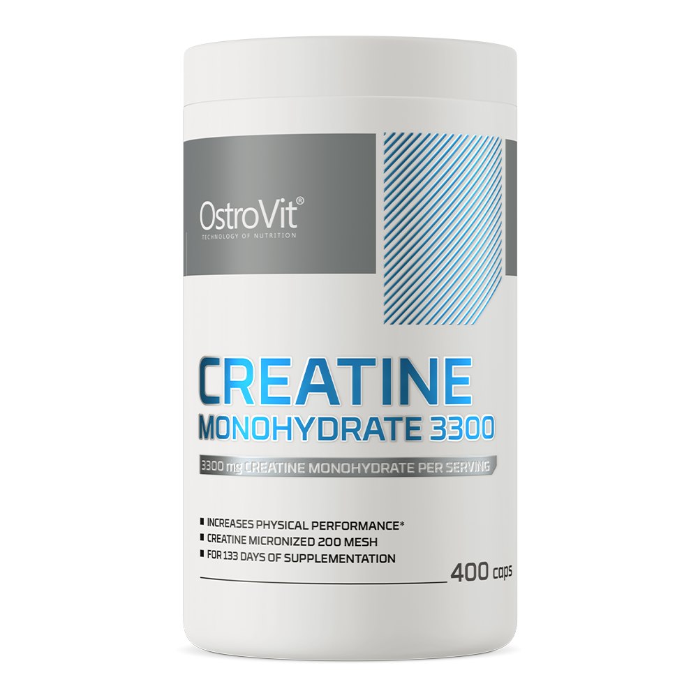 Ostrovit kreatino monohidratas 3300 mg 400 kapsulių