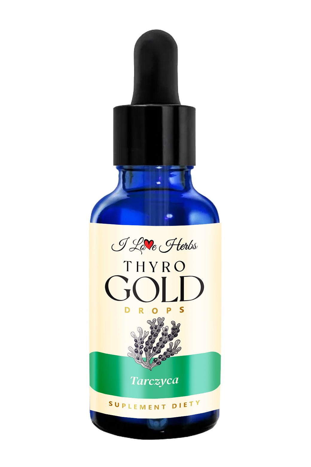 I Love Herbs - THYRO auksiniai lašai skydliaukei 50 ml