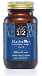 LABS212 L-lizinas PLUS 45 kaps.