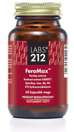 LABS212 FeroMax - geležis ir feritinas 60 kapsulių
