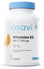 Osavi vitaminas K2 MK-7 100 mcg 120 kapsulių