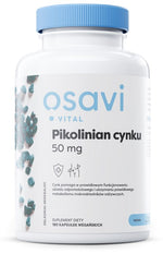 Osavi cinko pikolinatas 50 mg 180 kapsulių