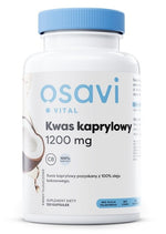 Osavi kaprilo rūgštis 600 mg 120 kapsulių