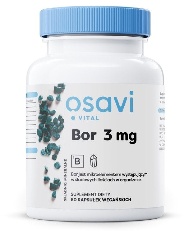 Osavi boras 3 mg 60 kapsulių