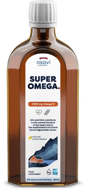 Osavi Super Omega, 2900 mg - citrinų skonio 250 ml