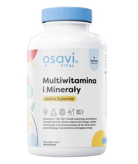 Osavi multivitaminai ir mineralai, skirti kasdieniam vartojimui 60 kapsulių