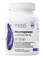 Osavi Neuropower su citikolinu 250 mg 60 kapsulių