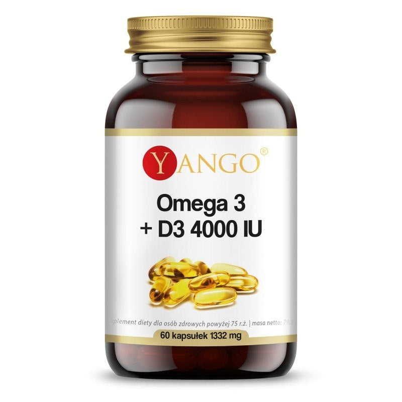 Yango Omega 3 + D3 4000 TV 60 kapsulių