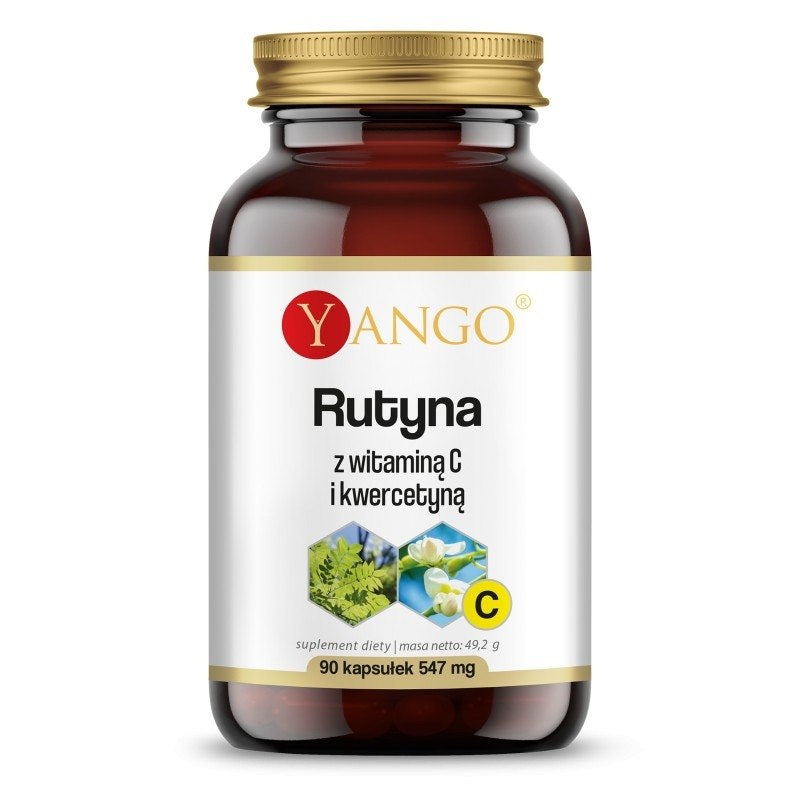 Yango Rutinas su vitaminu C ir kvercetinu 90 kapsulių