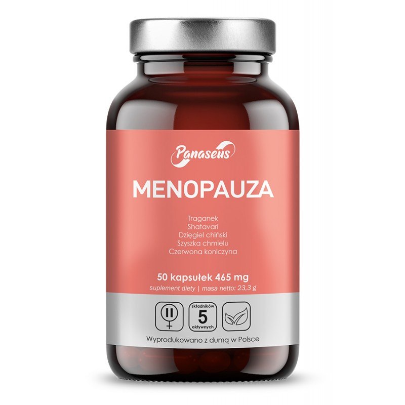 PANASEUS Menopauzė 50 kapsulių