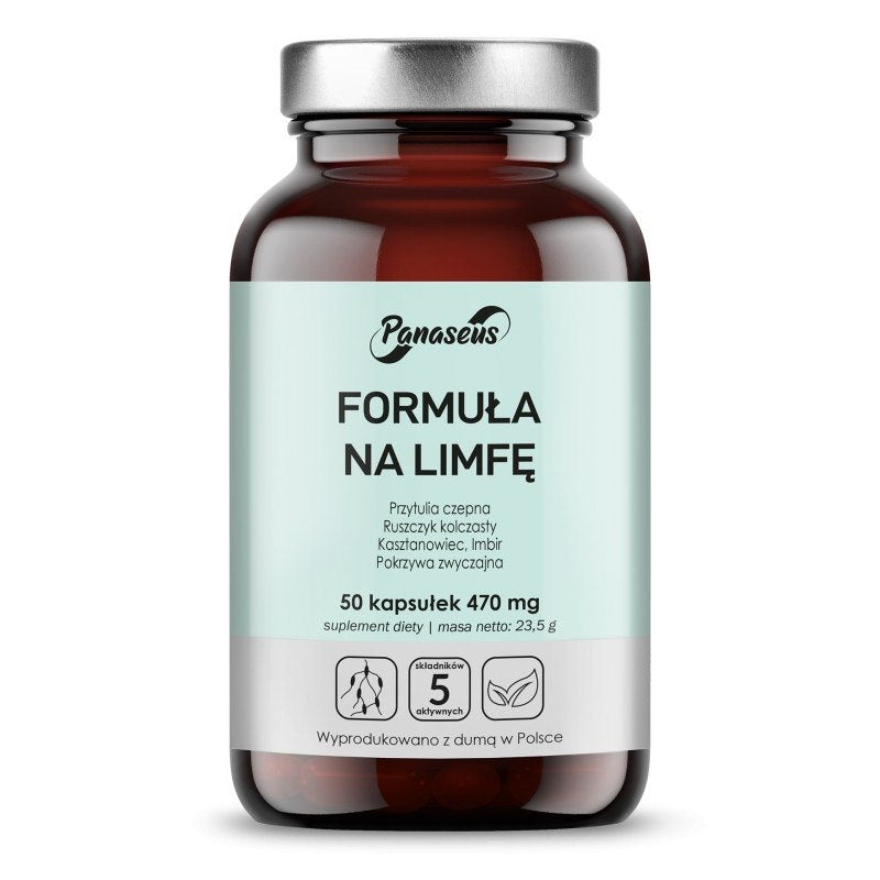 PANASEUS limfos formulė 50 kapsulių
