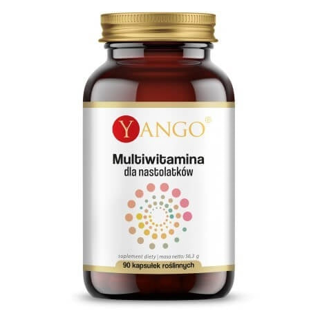 Yango multivitaminai paaugliams 90 kapsulių